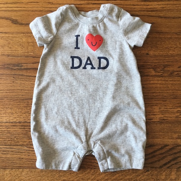 i love dad romper